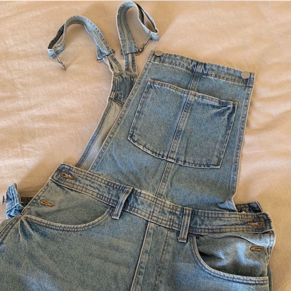H&M Light Blue Denim Overalls